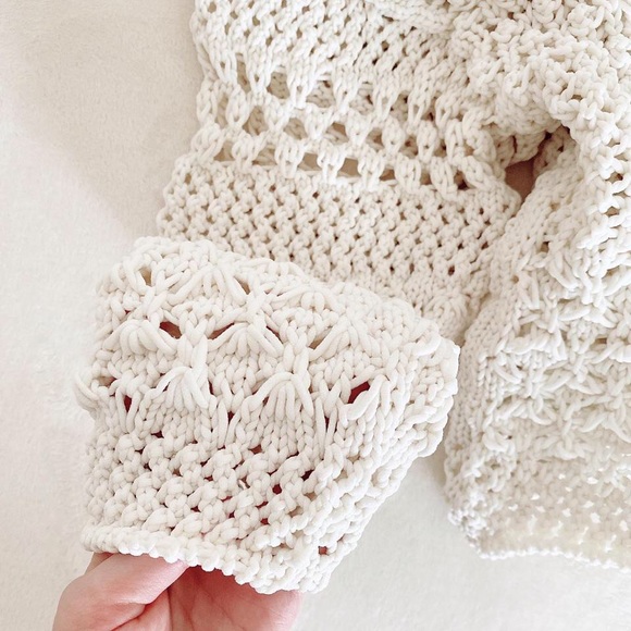 NWT Zara Knit Textured sweater - Picture 10 of 10